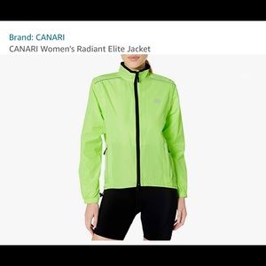 CANARI WOMEN'S RADIANT ELITE CONVERTIBLE JACKET ..NWT…Neon Green…size Small